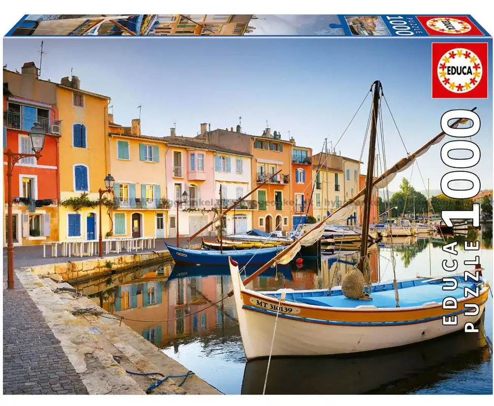 Precis inkommet | Frankrike Hamnen i Martigues, Provence, 1000 bitar