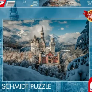 Frostklar utsikt över Neuschwanstein, 1000 bitar - Bra pris