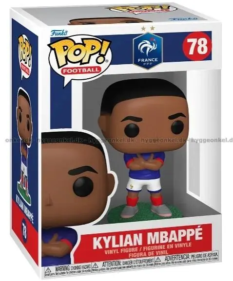 Extra bra pris - Funko Pop! Kylian Mbappé (Frankrike) 78