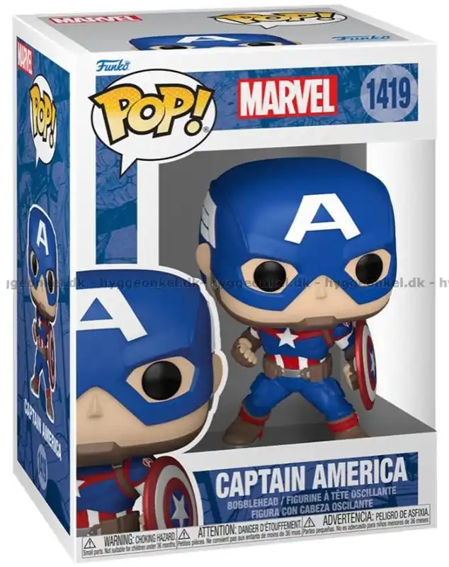 Ny lansering | Funko Pop! Marvel - Captain America 1419