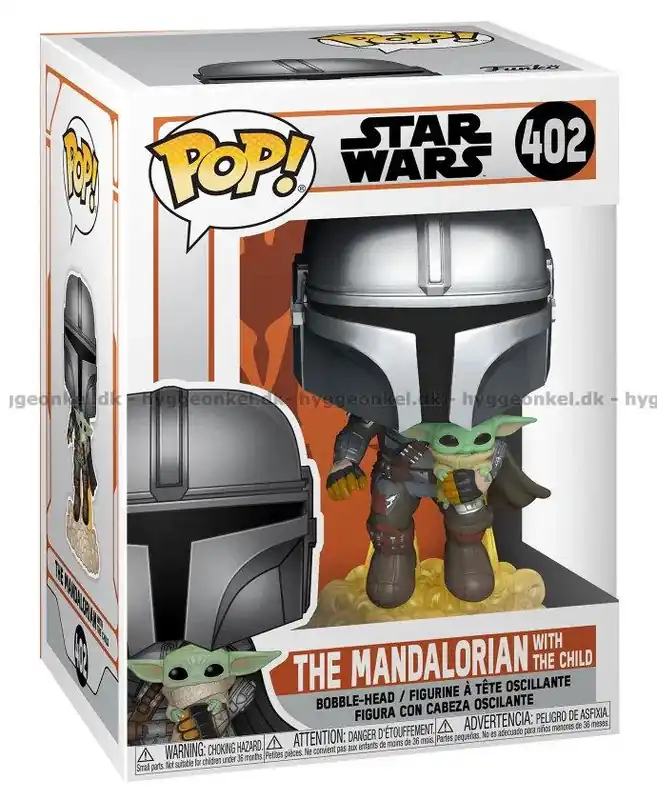 Mycket uppskattad - Funko Pop! Star Wars - The Mandalorian with The Child 402
