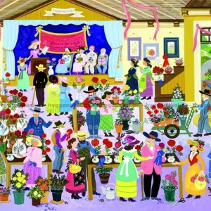 Populär - Färgglad blomsterfestival, 1500 bitar