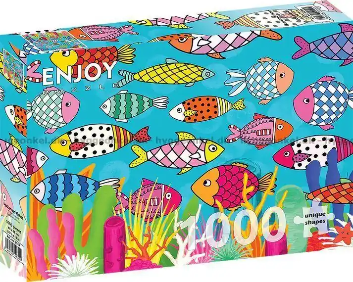 Populär | Färgglada fiskefanter, 1000 bitar
