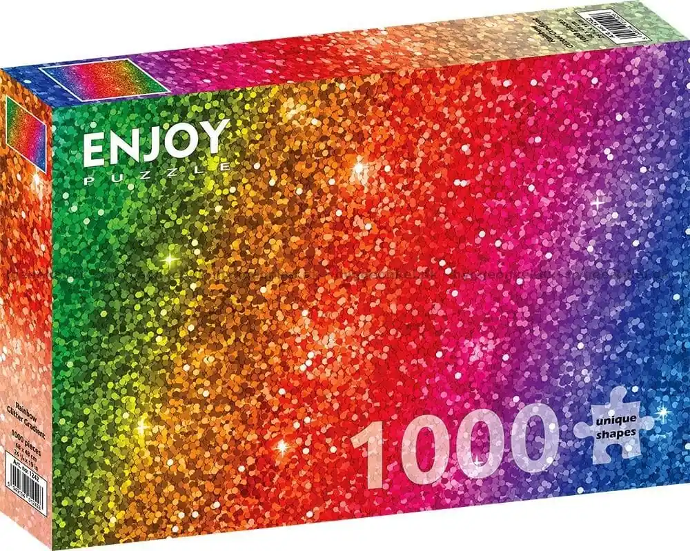 Favorit hos kunderna | Färgglada Glitter, 1000 bitar