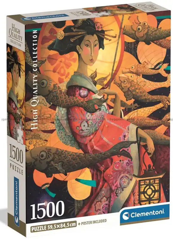 Galchutt Kimono och koi-karpar, 1500 bitar | Nedsatt pris