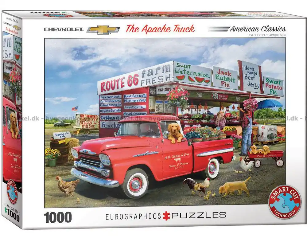 Giordano Chevrolet - Apache lastbilen, 1000 bitar | Premiumkvalitet