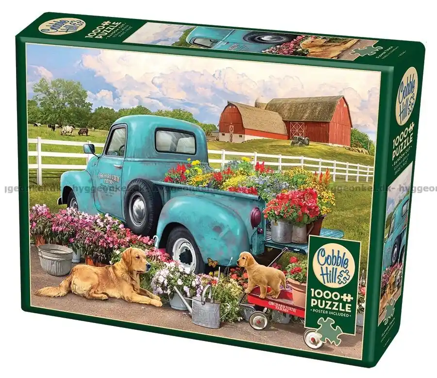 Giordano Lastbilen med blommor, 1000 bitar - Lågt pris
