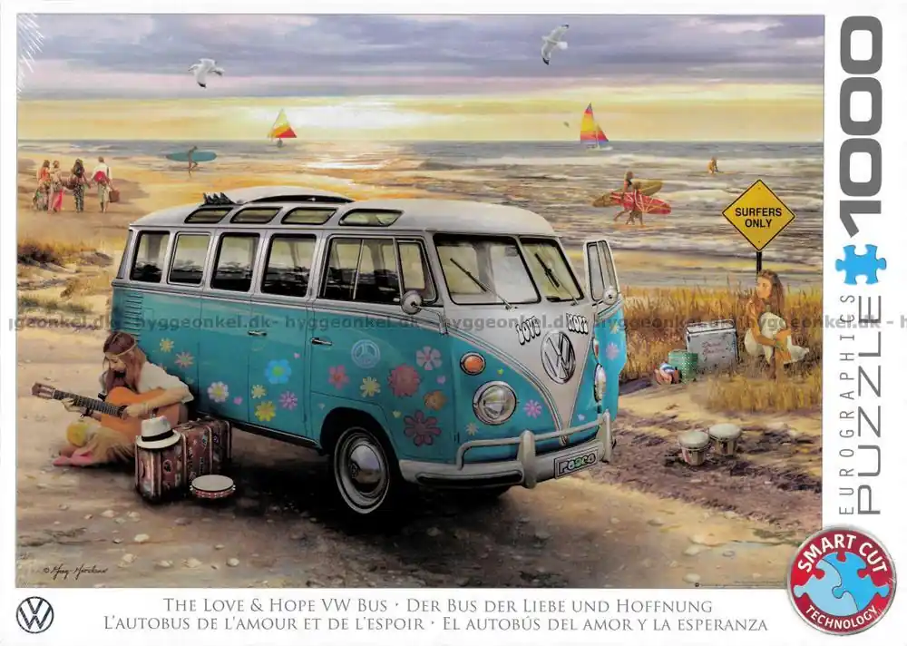 Giordano VW buss, 1000 bitar - Skynda dig
