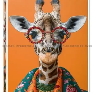 Giraffen som älskar mode, 1000 bitar | Finns att beställa