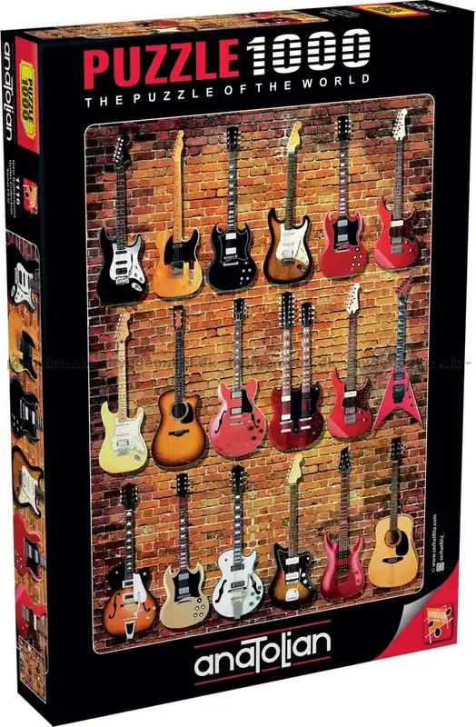 Gitarr collage, 1000 bitar - Kan beställas online