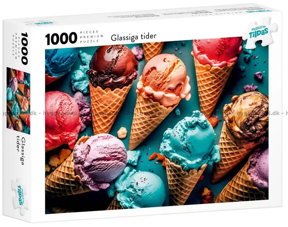 Glassiga tider, 1000 bitar | Missa inte erbjudandet