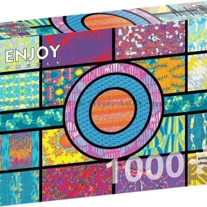 Efterfrågad - Grafiska mönster, 1000 bitar
