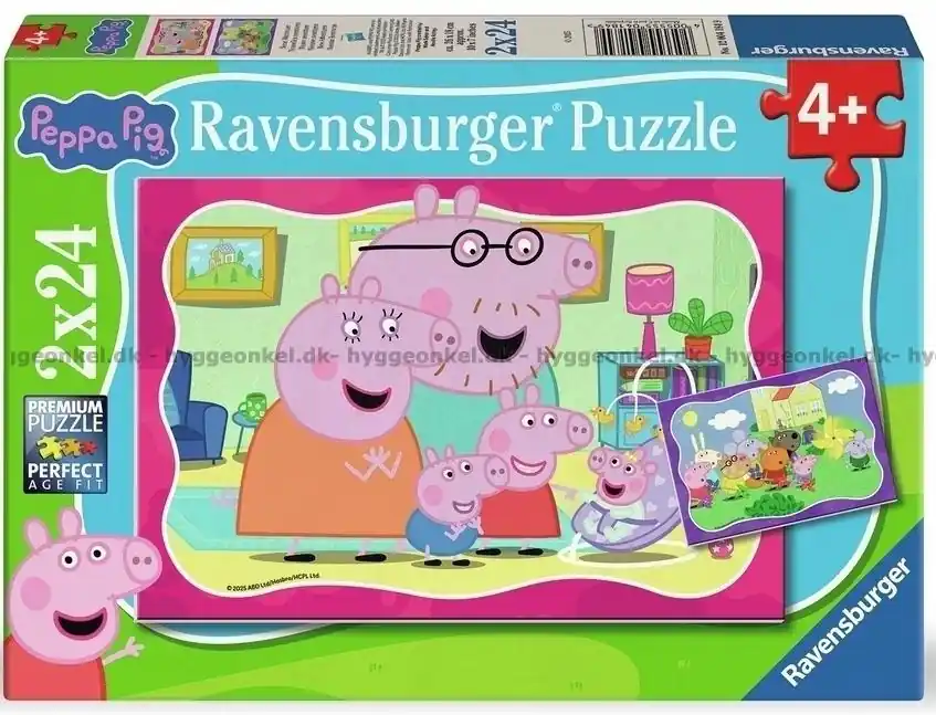 Mycket populär | Greta Gris Familjemys, 2x24 bitar