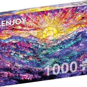 Gryningens glödande landskap, 1000 bitar | Kundfavorit