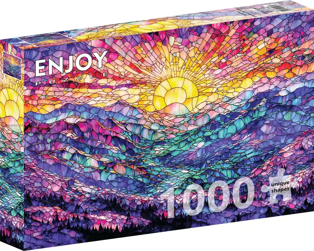 Gryningens glödande landskap, 1000 bitar | Kundfavorit