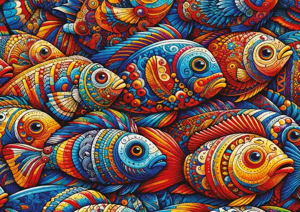 Fyndpris - Havets mosaik, 1000 bitar