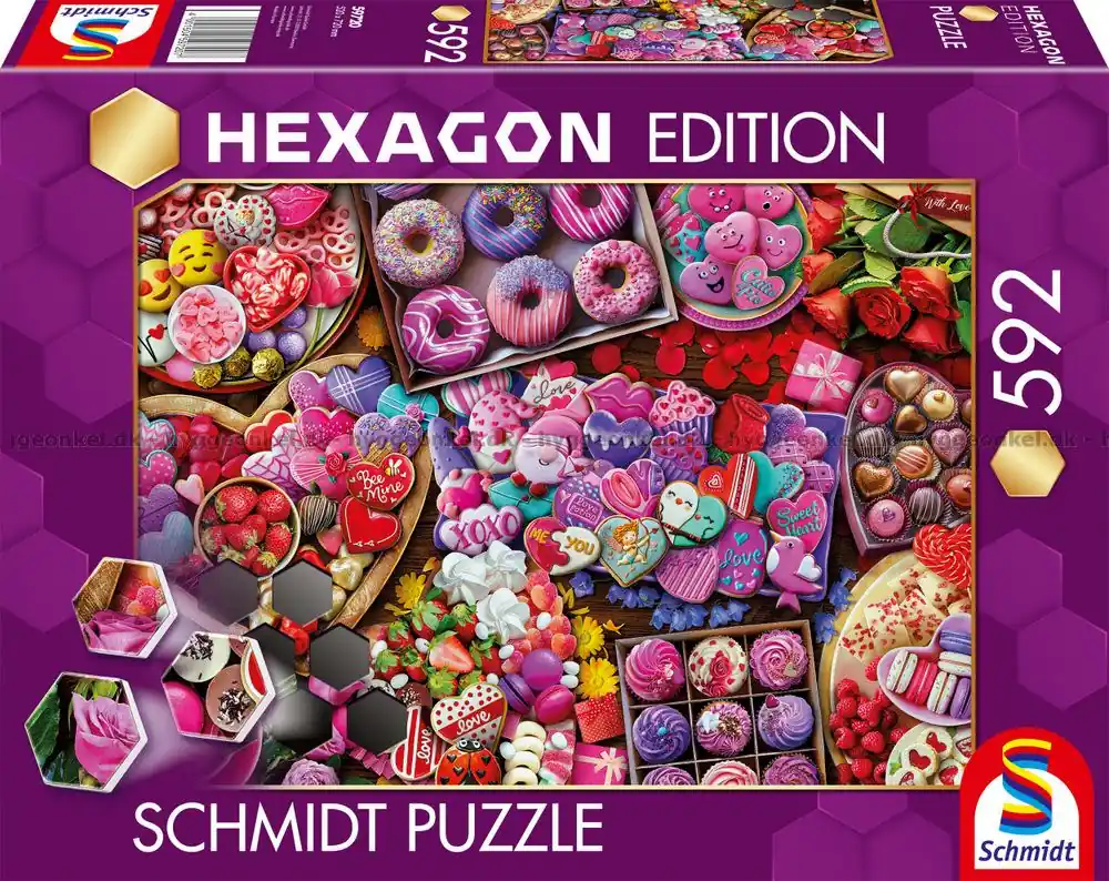 Hexagon Söta frestelser, 592 bitar - Bästa pris