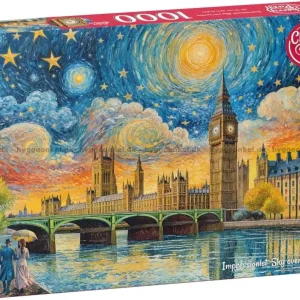 Himlen lyser upp över London, 1000 bitar - Kanonerbjudande
