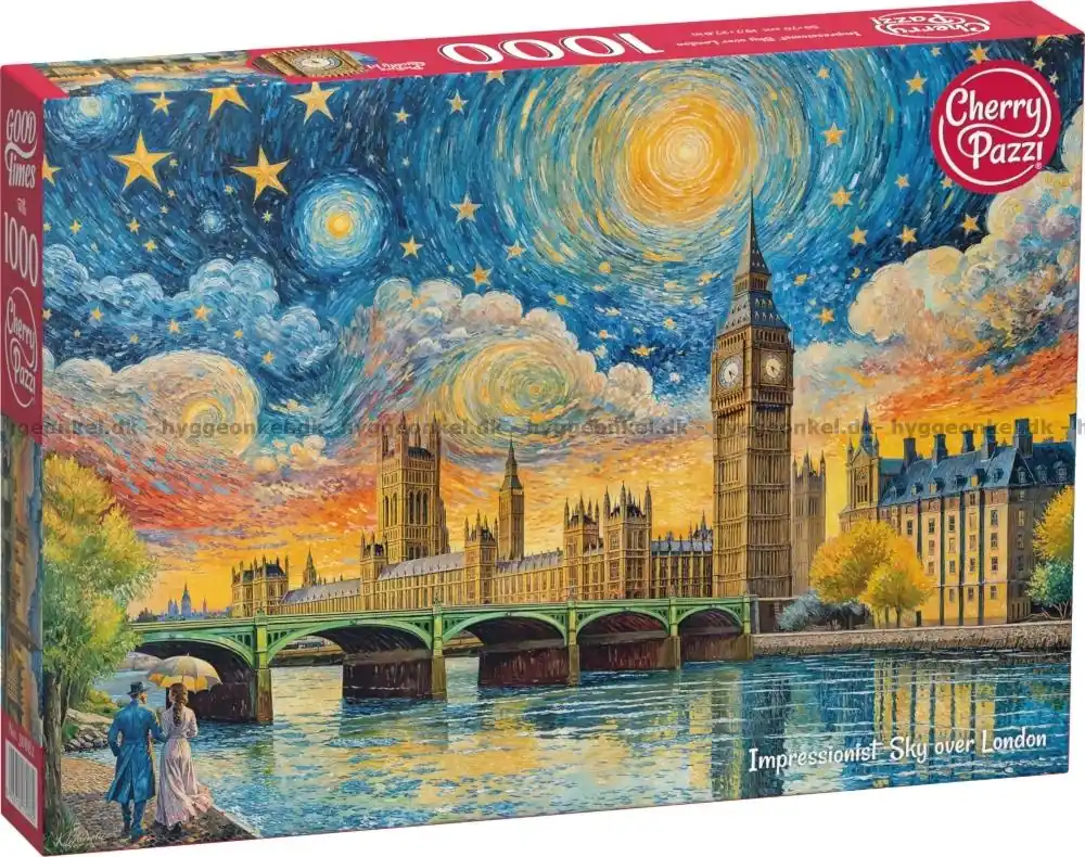 Himlen lyser upp över London, 1000 bitar - Kanonerbjudande