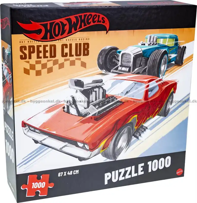 Slutrea - Hot Wheels Full fart på banan, 1000 bitar