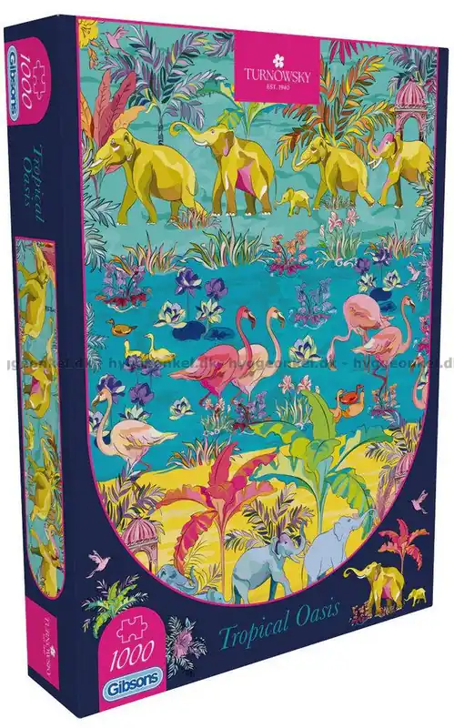 House of Turnowsky Flamingoernas oas, 1000 bitar - Nytt i sortimentet