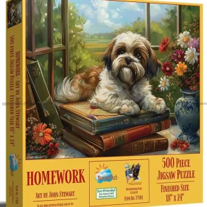Specialerbjudande - Hunden älskar böcker, 500 bitar