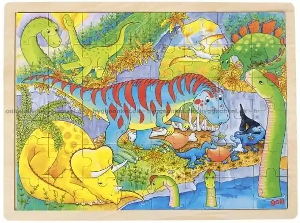 I dinosauriernas värld - Rampussel, 48 bitar | Nedsatt pris