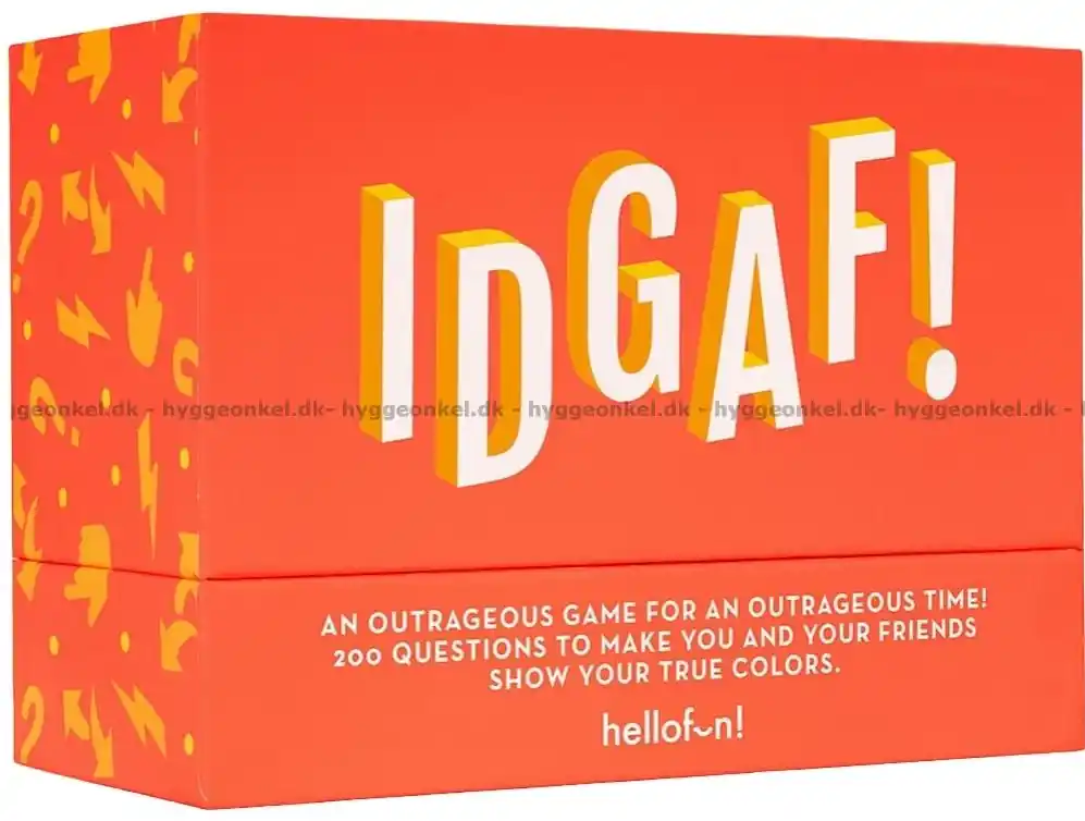 Nedsatt pris - IDGAF