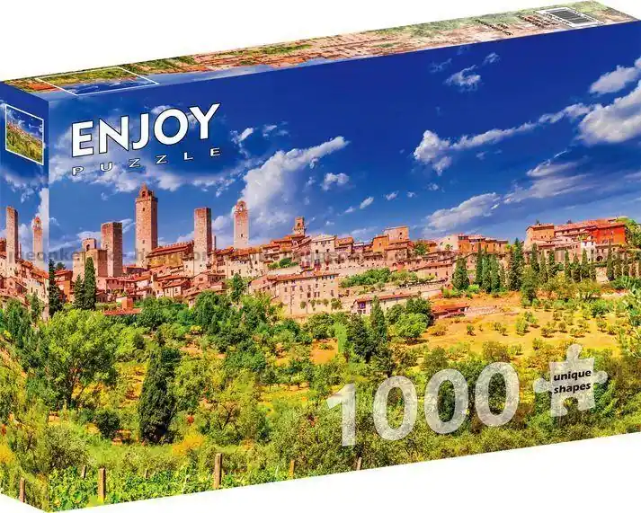Mycket populär | Italien San Gimignano, 1000 bitar