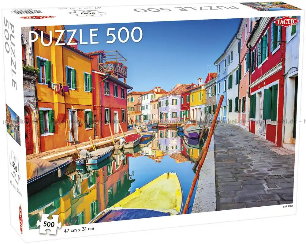 Endast denna vecka - Italien Venedig - Burano, 500 bitar