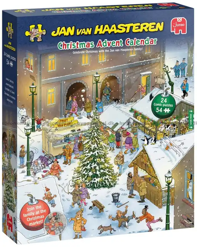 Jan van Haasteren Julkalender 2026, 24x54 bitar - Direkt från fabriken