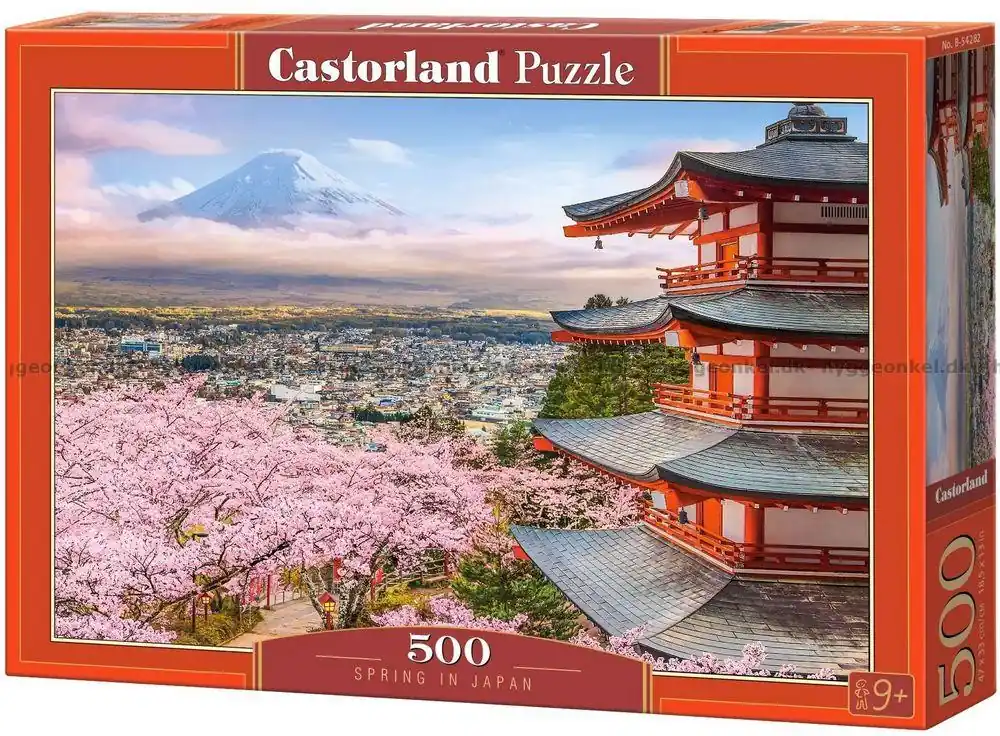 Kan beställas online - Japan Fujis vårglöd, 500 bitar