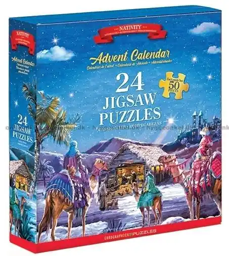 Julkalender Ett barn födes i Betlehem, 24x50 bitar | Direkt från fabriken