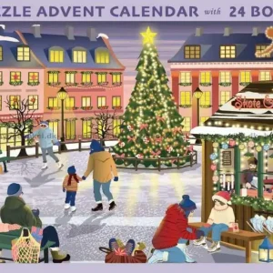 Storsäljare - Julkalender Jul på skridskobanan, 24x42 bitar