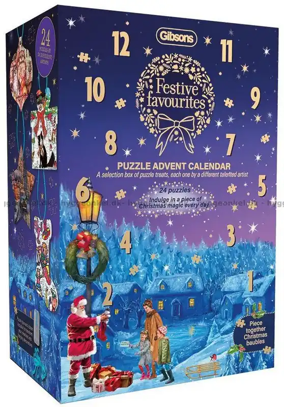 Julkalender Julens favoriter, 24x50 bitar | Kundernas favorit