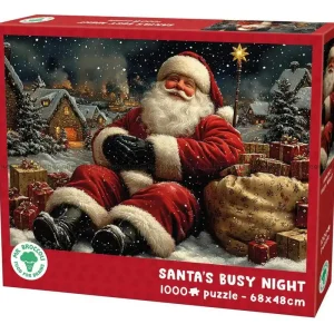 Jultomtens hektiska natt, 1000 bitar - Få kvar i lager