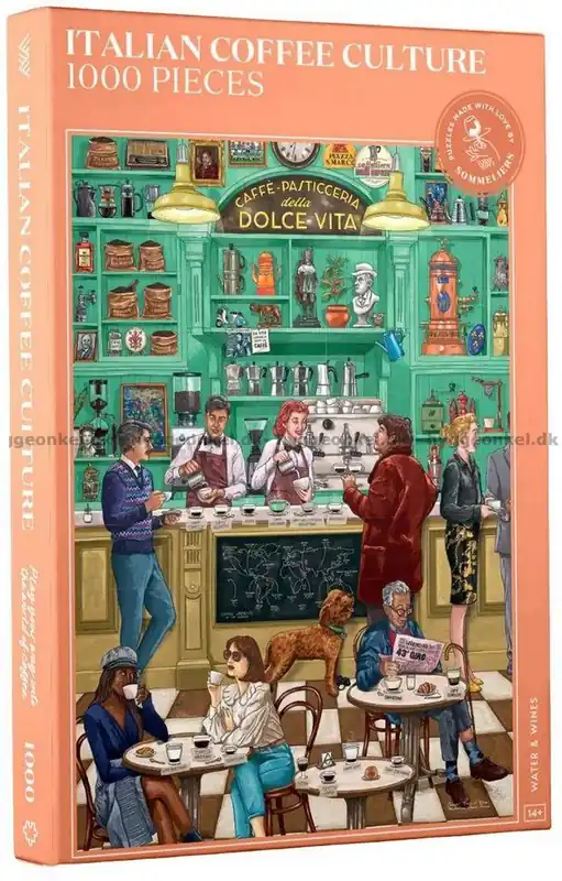 Kaffe Italienska caféet, 1000 bitar - Erbjudande