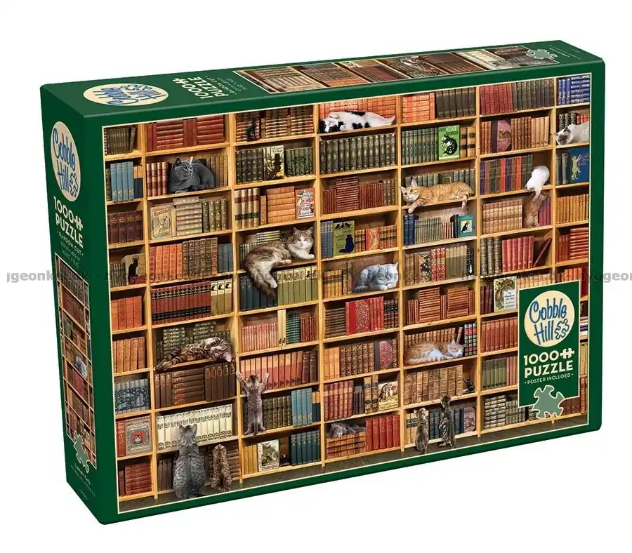 Katter på biblioteket, 1000 bitar - Topprodukt