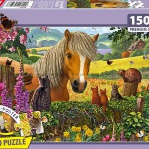 Bästsäljare | Katterna besöker hästen, 150 bitar