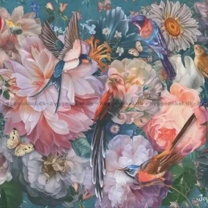 Kampanj | Kolibrier bland blommor, 2000 bitar