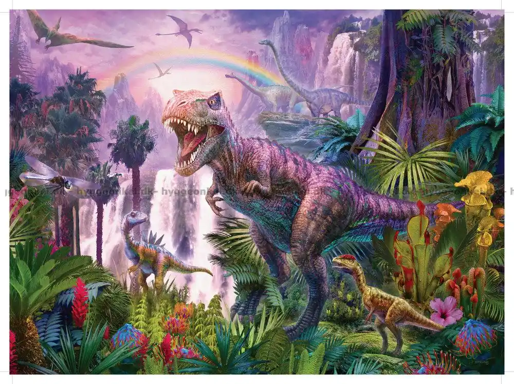 Nästan slut - Krasny Dinosauriernas land, 200 bitar