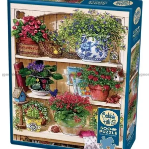 Specialpris | Kruskamp Bokhyllan med blommor, 500 bitar