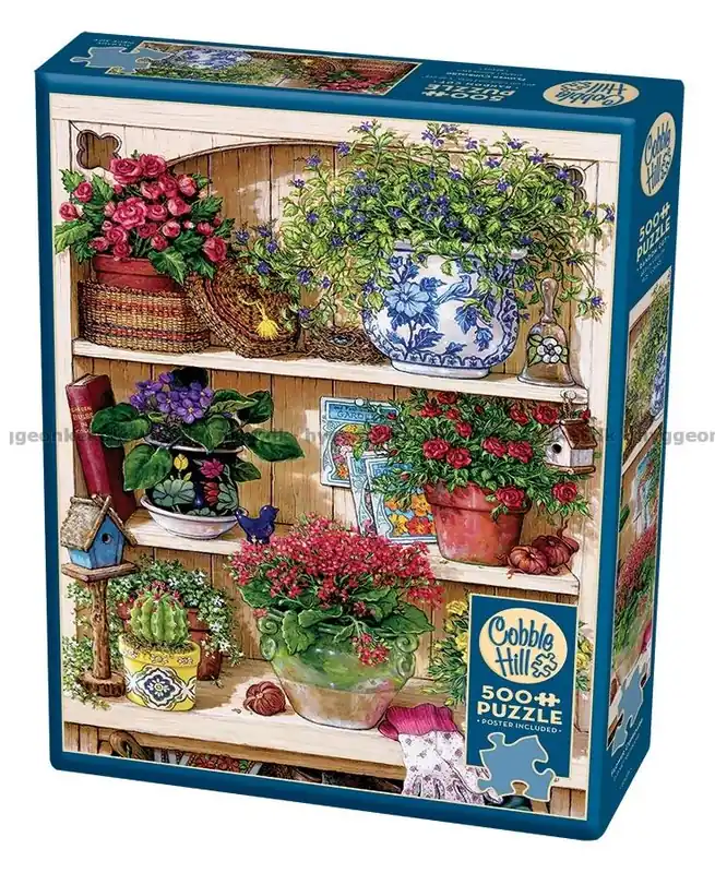 Specialpris | Kruskamp Bokhyllan med blommor, 500 bitar
