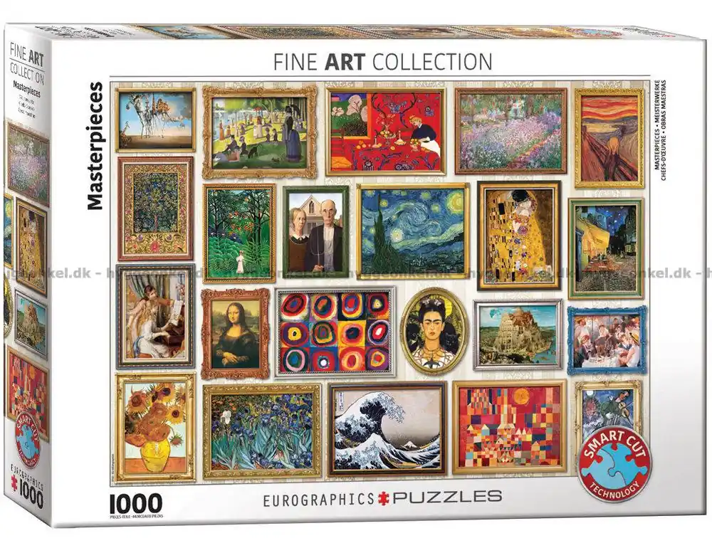 Kan beställas online - Kunst Collage, 1000 bitar