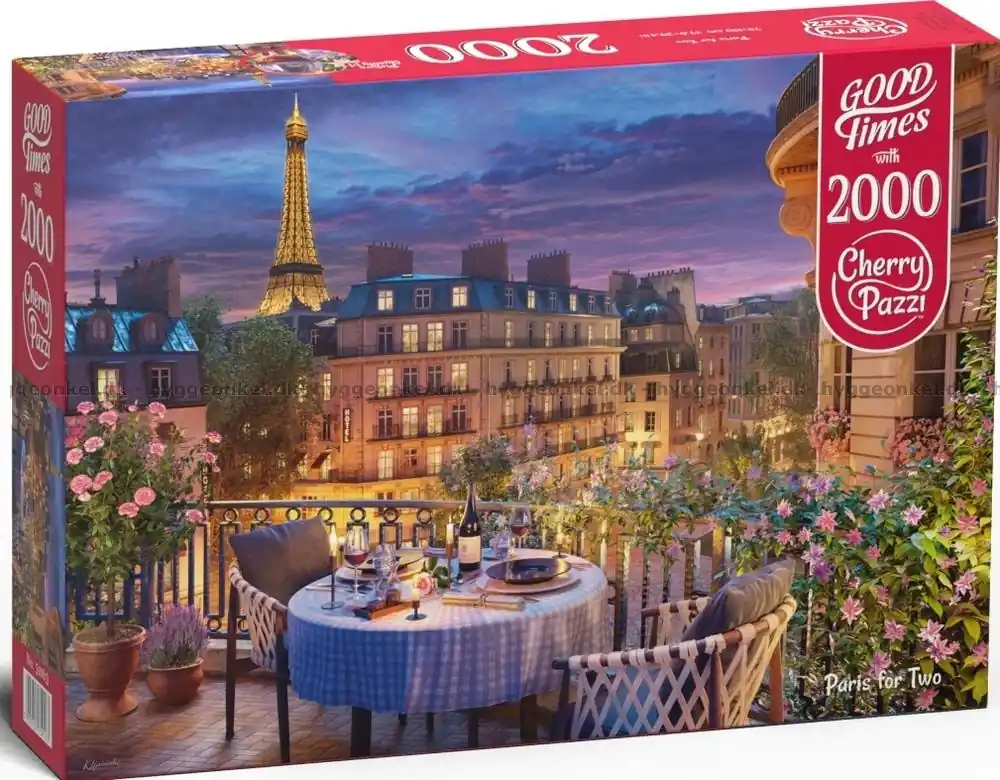 Spara nu - Kärlek i Paris, 2000 bitar
