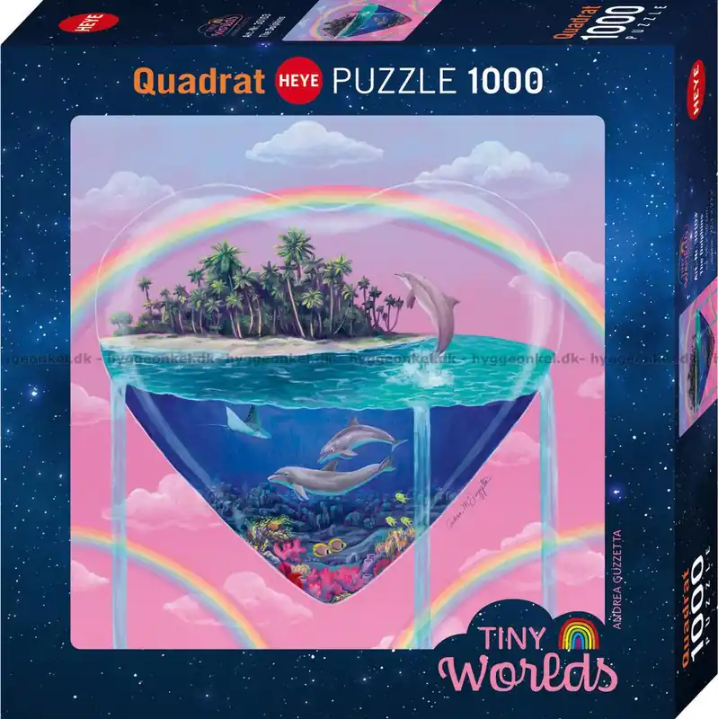 Spara mer - Liten värld Delfinernas paradis, 1000 bitar