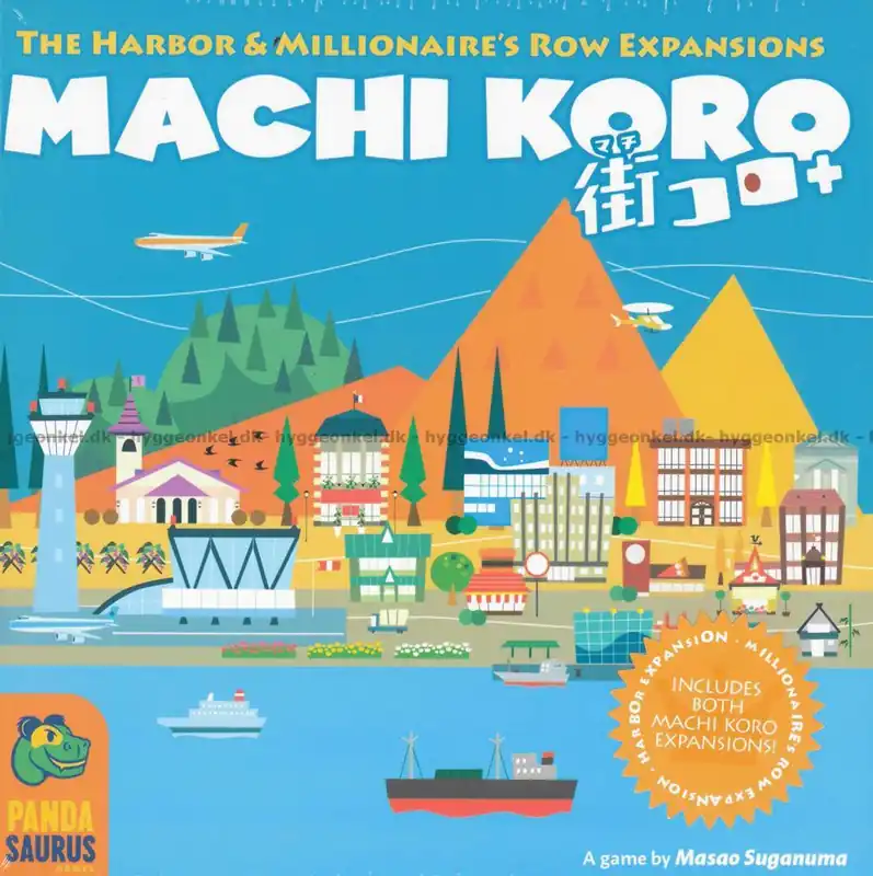 Ny lansering - Machi Koro 5th Anniversary edition Harbor & Millionaires Row