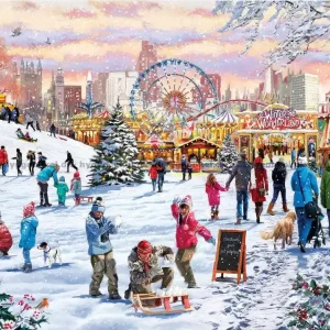 Macneil Hyde Park i snö, 1000 bitar - Dagens deal