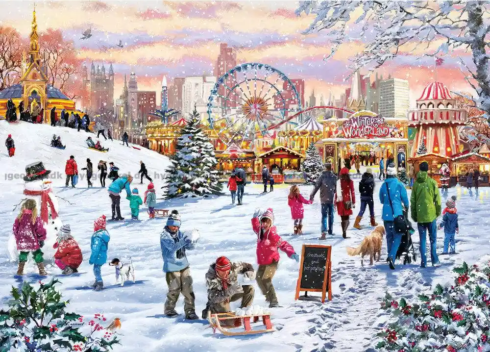 Macneil Hyde Park i snö, 1000 bitar - Dagens deal