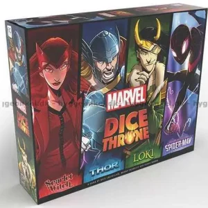 Bara idag | Marvel Dice Throne 4-Hero Box (Scarlet Witch, Thor, Loki, Spider-Man)